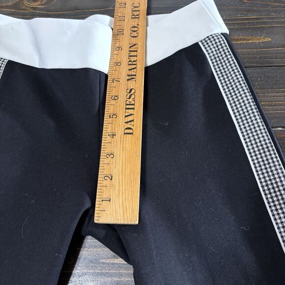 Zara Trafaluc Collection Legging Women's Black Side White Stripe Ponte Size M - Picture 16 of 16
